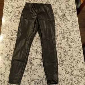 The Limited Faux Leather Leggings, size 4